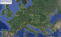 A map of European permaculture convergences